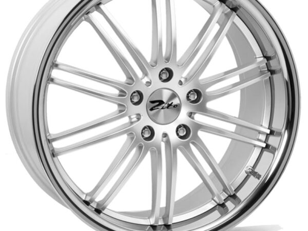 18" ZITO Belair Wheels - Hyper Silver / Inox Lip - VW / Audi / Mercedes - 5x112