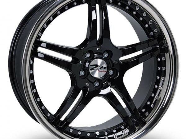 17" ZITO Titan Wheels - Black / Polished - 5 / 6 Series / E9x M3