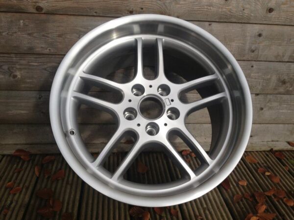 18" Staggered M Parallel Style Wheels - Silver / Polished Dish - 5 / 6 / 7 Series / E9x M3