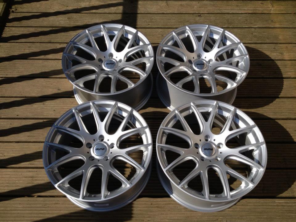 18" Staggered 935 Style Wheels - Hyper Silver - VW / Audi / Mercedes - 5x112
