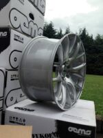 19" Staggered OEMS 935 Style Wheels - Silver / Machine Face - Audi / Volkswagen / Mercedes - 5x112