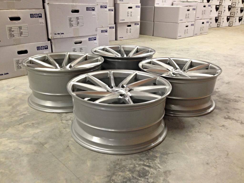 19" Staggered OEMS IFG10 Directional Wheels - Silver / Machined Face - E90 / E91 / E92 / E93