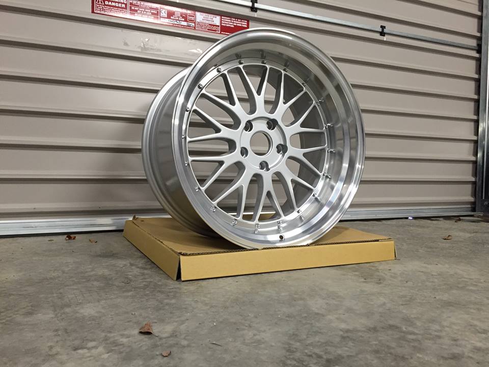 20" Staggered BBS LM Style Wheels - Silver / Polished Lip - 5 / 6 Series / E9x M3