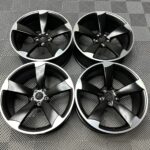 19″ TTRS Style Wheels – Satin Black Machined