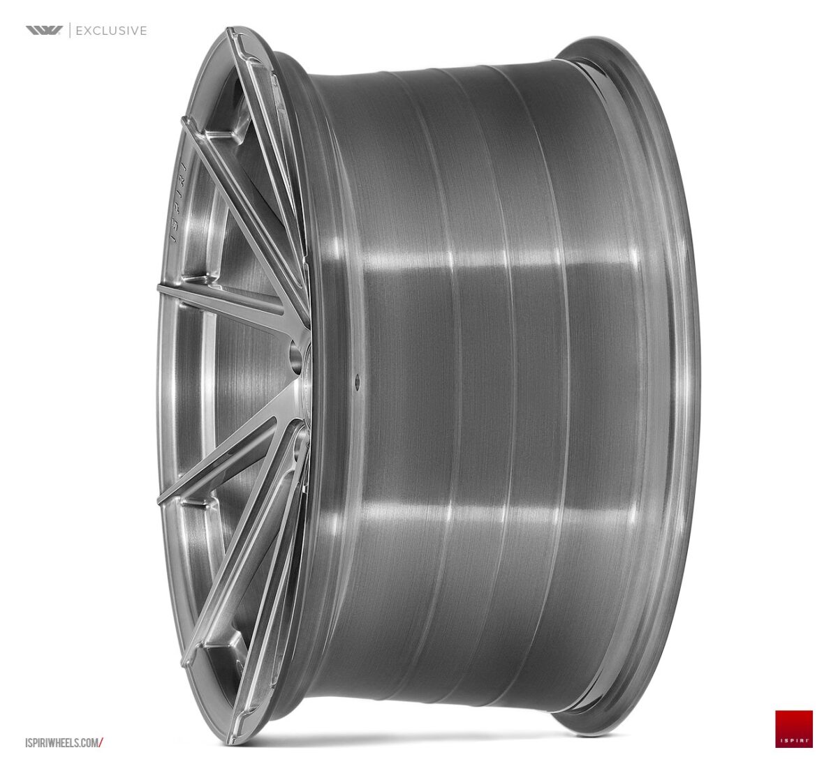 20" ISPIRI FFR1D Wheels - Full Brushed Carbon Titanium - VW / Audi / Mercedes - 5x112