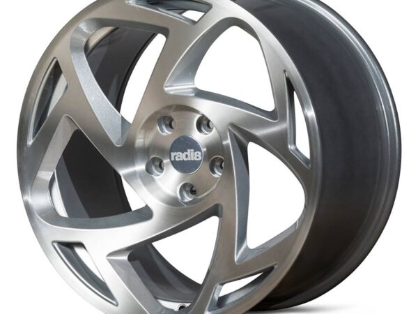 18" Radi8 R8-S5 Wheels - Matt Silver Machined - VW / Audi - 5x100