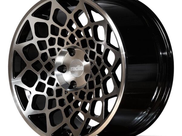 19" Radi8 R8-B12 Wheels - Gloss Black Machined - VW / Audi / Mercedes - 5x112