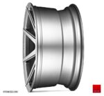 19" Staggered ISPIRI ISR8 Wheels - Satin Silver - VW / Audi / Mercedes - 5x112