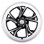 19" Radi8 R8-C5 Wheels - Gloss Black Machined - VW / Audi - 5x100