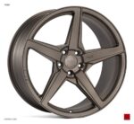20" ISPIRI FFR5 Wheels - Matt Carbon Bronze - VW / Audi / Mercedes - 5x112