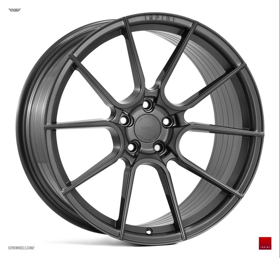 19" ISPIRI FFR6 Wheels - Carbon Graphite - VW / Audi / Mercedes - 5x112