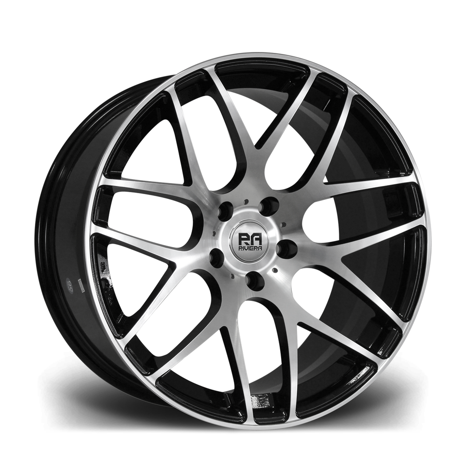 19" RIVIERA RV170 Wheels - Black Polished - E9x / F10 / F11 / E46 M3