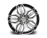 22" RIVIERA RV180 Wheels - Black Polished - 5x120