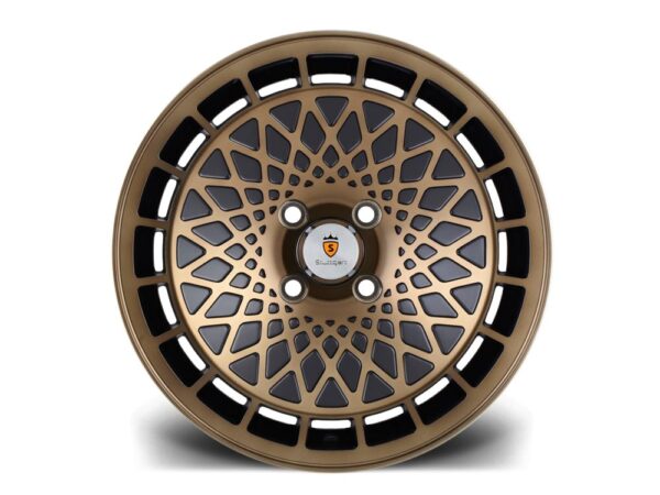 16" STUTTGART ST7 Wheels - Black Bronze - VW / Audi - 4x100