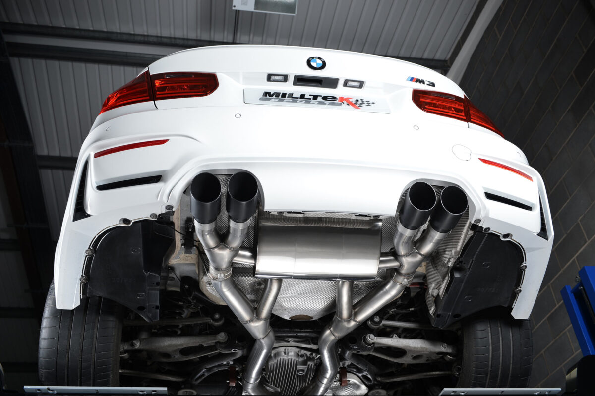 MILLTEK Cat Back Exhaust System SSXBM993 BMW F80 M3 Saloon / BMW F82 M4 Coupé