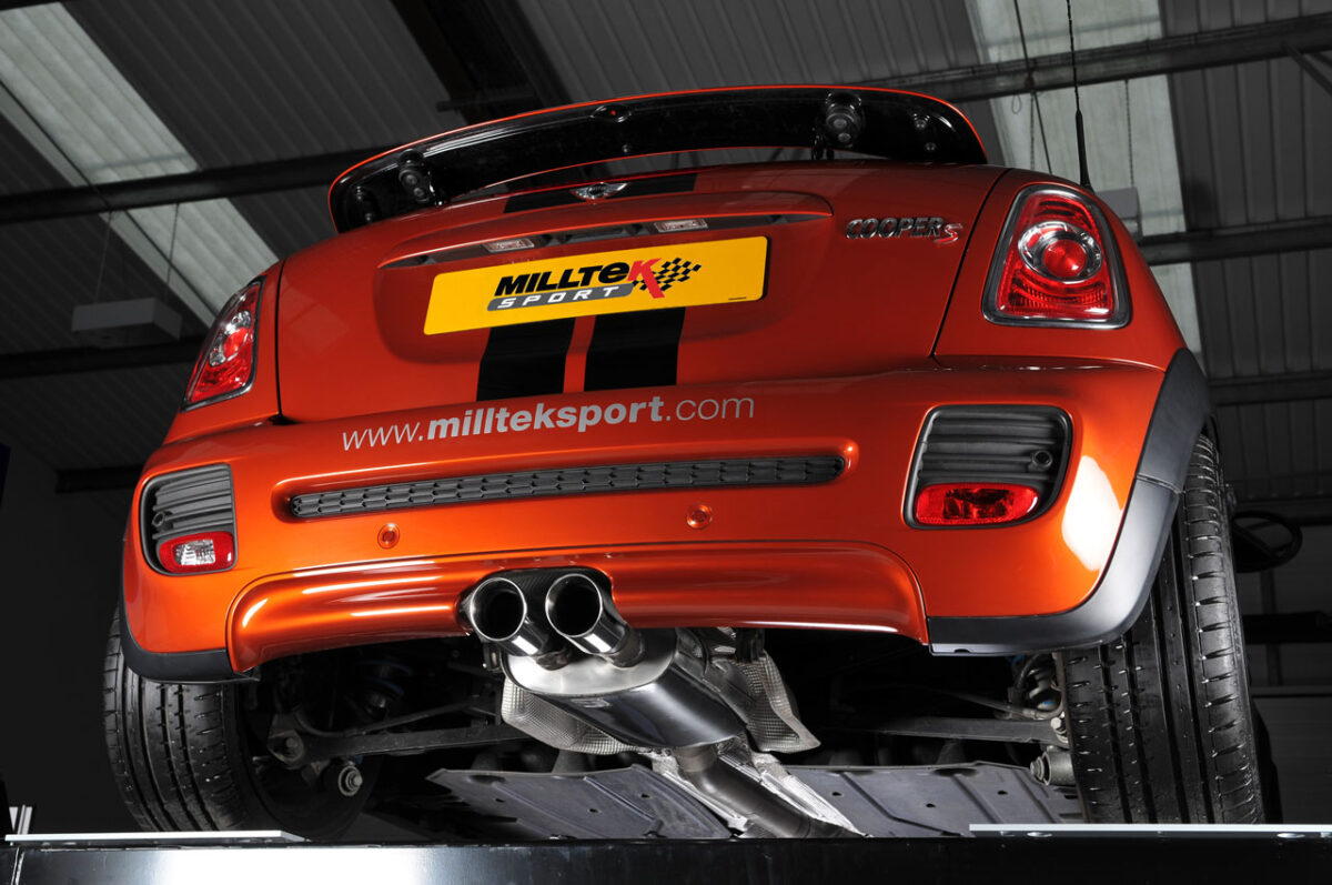 MILLTEK Cat Back Exhaust System SSXM022 Mk2 MINI Cooper S 1.6i Turbo (R56) / Mk2 MINI Cooper S Coupé (R58)