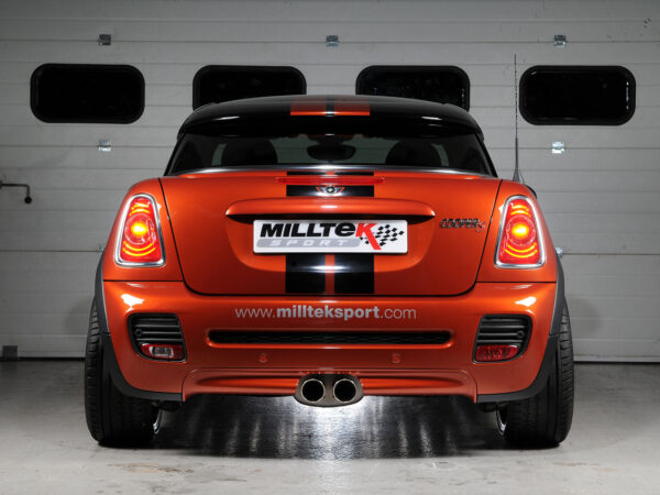 MILLTEK Cat Back Exhaust System SSXM024 Mk2 MINI Cooper S 1.6i Turbo (R56) / Mk2 MINI Cooper S Coupé (R58)