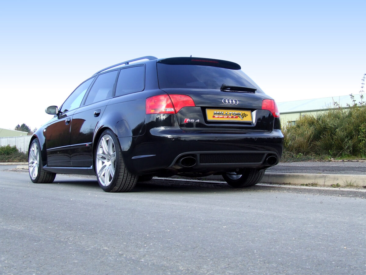 MILLTEK Cat Back Exhaust System SSXAU218 Audi RS4 B7 4.2 V8 Saloon Avant and Cabriolet