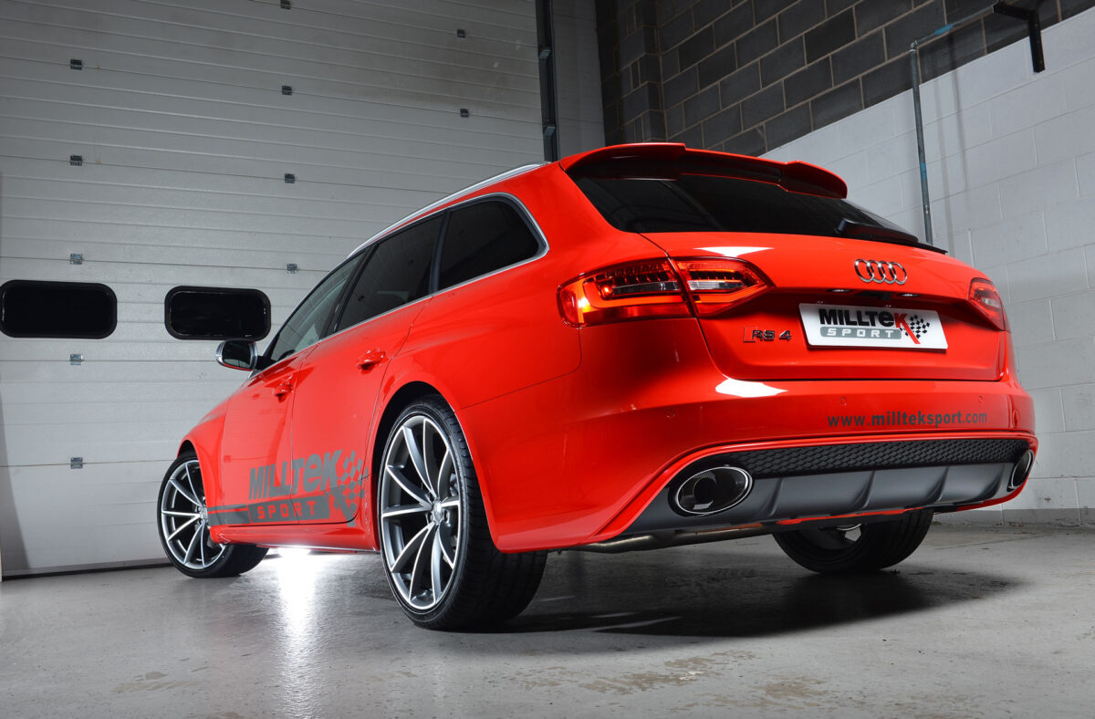 MILLTEK Cat Back Exhaust System SSXAU337 Audi RS4 B7 4.2 V8 Saloon Avant and Cabriolet
