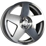 18" BOLA B10 Wheels - Silver Polished Face - VW / Audi / Mercedes - 5x112