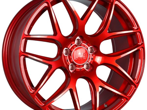 18" BOLA B8R Wheels - Candy Red - VW / Audi / Mercedes - 5x112