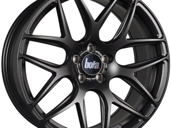 18" BOLA B8R Wheels - Matt Gunmetal - VW / Audi / Mercedes - 5x112