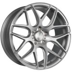 18" BOLA B8R Wheels - Matt Silver Brushed Polished - VW / Audi / Mercedes - 5x112
