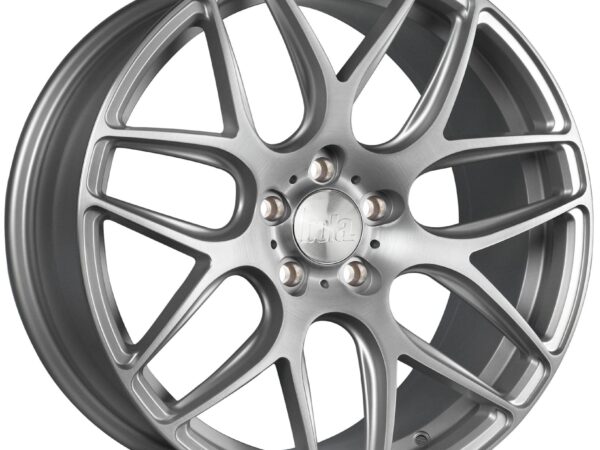 18" BOLA B8R Wheels - Matt Silver Brushed Polished - VW / Audi / Mercedes - 5x112