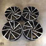 19″ VW Golf R Spielberg Style Wheels – Gloss Black Machined