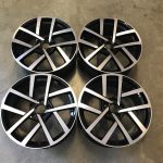 18" Golf Jurva Style Wheels - Gloss Black / Machined - VW MK5 MK6 MK7 - 5x112