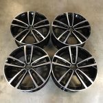 19″ Golf Seville Style Wheels – Gloss Black / Machined – VW MK5 MK6 MK7 – 5×112