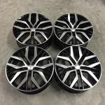 18" Golf Santiago Style Wheels - Gloss Black / Machined