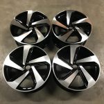 19″ VW Golf Milton Style Wheels - Gloss Black Machined