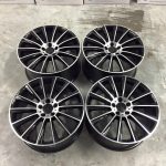 19″ AMG Twist Style Wheels – Gloss Black / Machined
