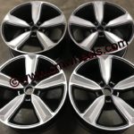 19″ Audi RS4 Style Wheels – Gun Metal Machined Silver Spoke