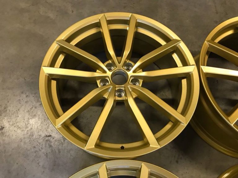 19″ VW Golf R Pretoria Style Wheels – BBS Gold – CMWheels