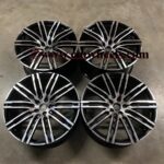 21" Porsche Macan Turbo Style Wheels - Gloss Black Machined
