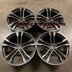 21" Audi SQ8 Style Wheels - Gun Metal Machined