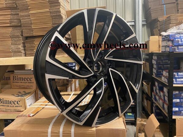 19″ 2021 VW Golf GTi Adelaide Style Wheels – Gloss Black Machined