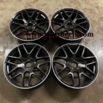 20" S63 S Style Wheels - Satin Black Machined Lip