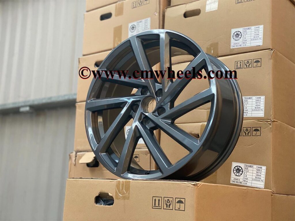 18” Vw Spielberg Style Wheels Gloss Gun Metal Cmwheels