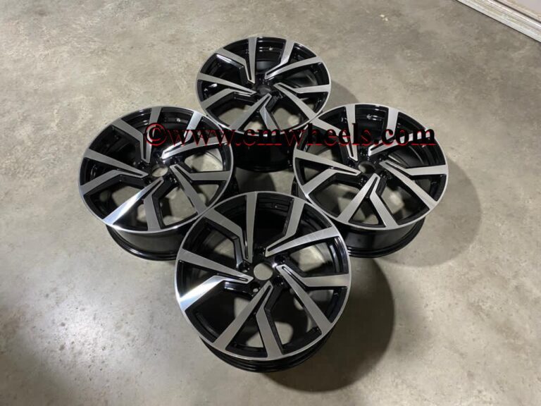 Vw Clubsport Brescia Style Wheels Gloss Black Machined Cmwheels