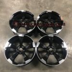 19″ TTRS RS3 Style Wheels – Black Machined