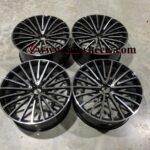 22" GLS Multi Spoke Style Wheels – Gloss Black Machined