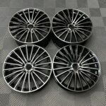 19″ 2024 AMG Twist Style Wheels – Gloss Black Machined