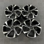 18″ 2024 Audi Alba Style Style Wheels – Gloss Black Machined