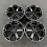 20″ 2025 RS6 GT Style Wheels – Satin Black Machined